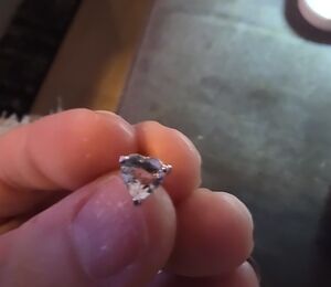 Heart-Shaped Silver Stud Earrings